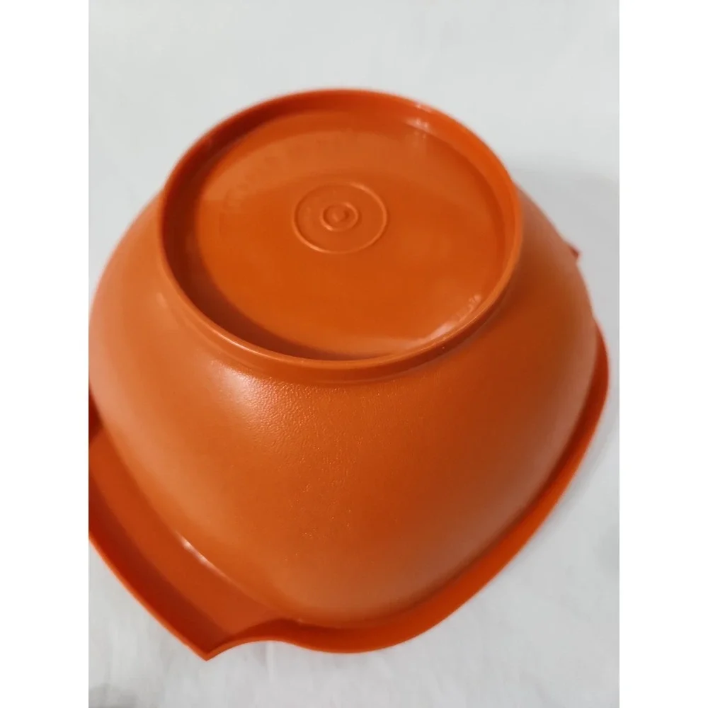 Vintage Tupperware Bowl 838-7 with Lid Orange